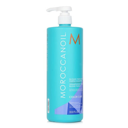 Moroccanoil Blonde Perfecting Purple Shampoo (For Blonde, Lightened Or Grey Hair) 1000ml/33.8oz