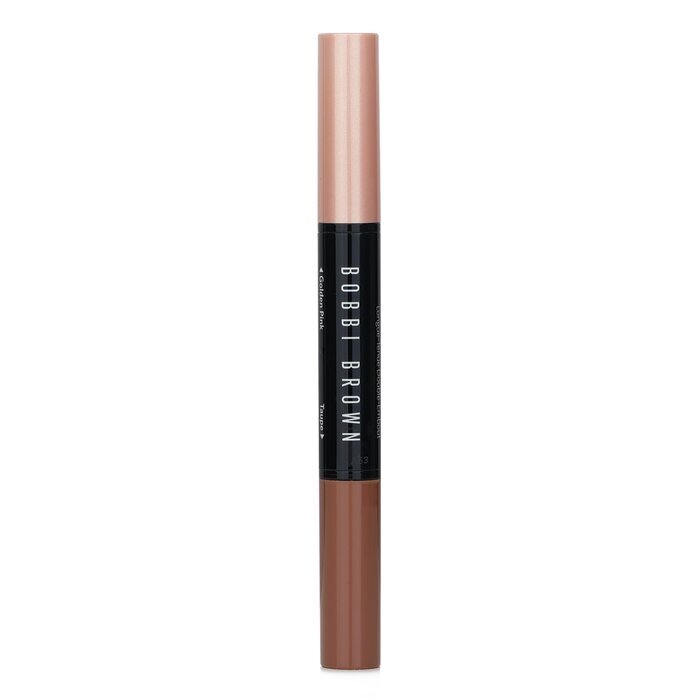 Bobbi Brown – Langanhaltender Creme-Lidschattenstift mit zwei Enden, # Golden Pink / Taupe Matt, 1,6 g/0,05 oz