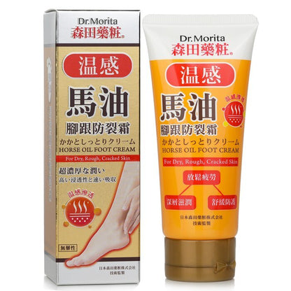 Dr. Morita Fußcreme mit Pferdeöl – für trockene, raue und rissige Haut, 100 ml