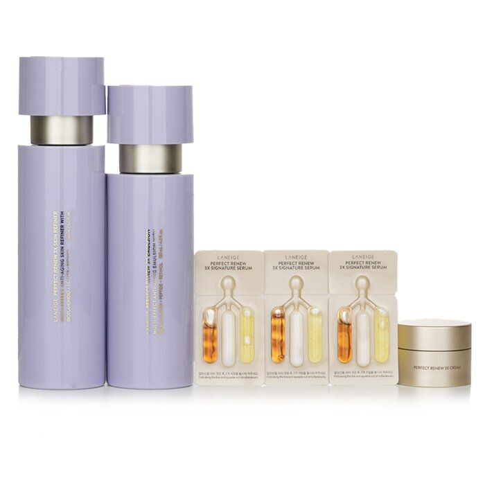 Laneige Perfect Renew 3X 2 Step Set: 5pcs