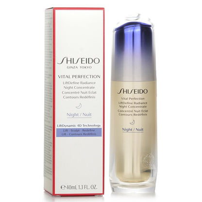 Shiseido Vital Perfection LiftDefine Radiance Nachtkonzentrat 40 ml