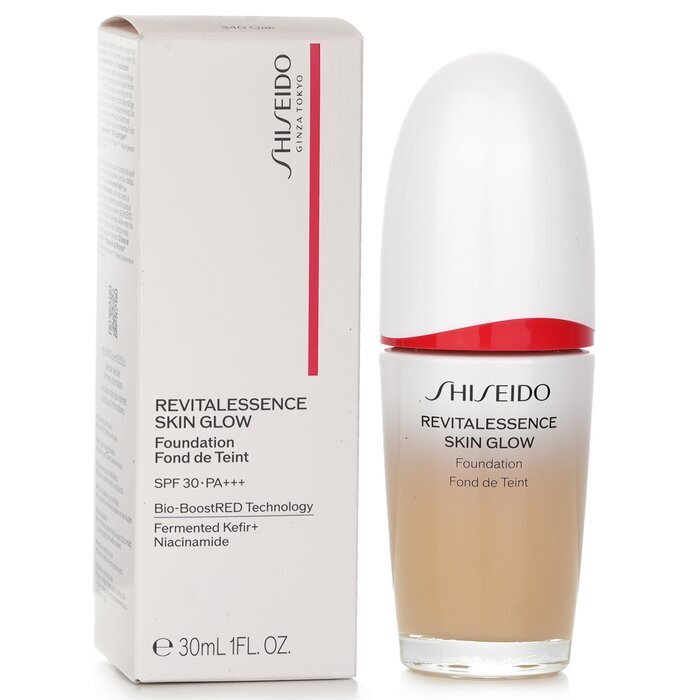 Shiseido Revitalessence Skin Glow Foundation LSF 30 – Nr. 340 Eiche, 30 ml