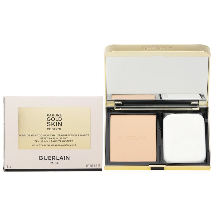 Guerlain Parure Gold Skin Control High Perfection Matte Compact Foundation – Nr. 3N, 8,7 g/0,3 oz