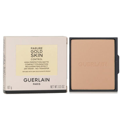 Guerlain Parure Gold Skin Control High Perfection Matte Compact Foundation Nachfüllpackung – Nr. 3N 8,7 g/0,3 oz