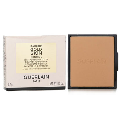 Guerlain Parure Gold Skin Control High Perfection Matte Compact Foundation Nachfüllpackung – Nr. 4N, 8,7 g/0,3 oz