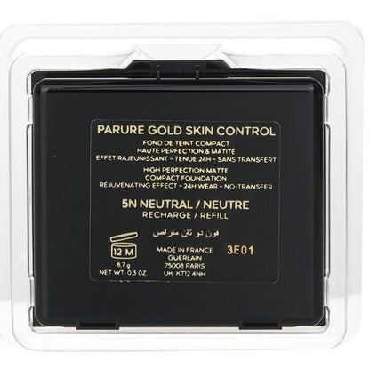 Guerlain Parure Gold Skin Control High Perfection Matte Compact Foundation Nachfüllpackung – Nr. 5N, 8,7 g/0,3 oz