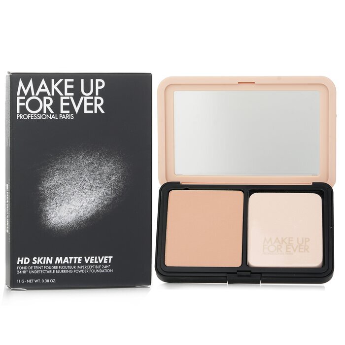 Make Up For Ever HD Skin Matte Velvet 24HR Undetectable Blurring Powder Foundation -  1R12 11g