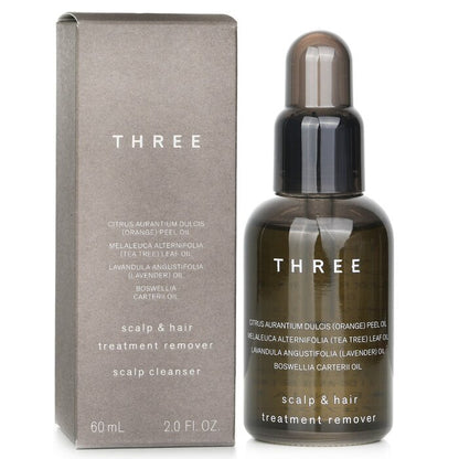 THREE Kopfhaut- und Haarbehandlungsentferner, 60 ml