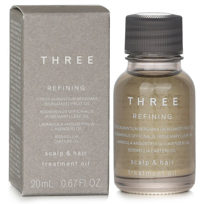 THREE Kopfhaut- und Haarverfeinerungs-Behandlungsöl 20ml/0,67oz