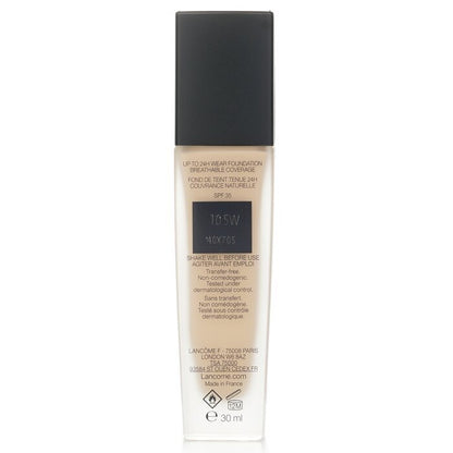 Lancome Teint Idole Ultra Wear, Foundation mit bis zu 24 Stunden Halt, atmungsaktive Deckkraft, LSF 35 – 105 W, 30 ml