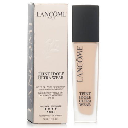 Lancome Teint Idole Ultra Wear, Foundation mit bis zu 24 Stunden Halt, atmungsaktive Deckkraft, LSF 35 – 110 °C, 30 ml