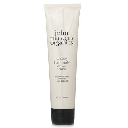 John Masters Organics Pflegende Haarmaske mit Rose und Aprikose, 148 ml