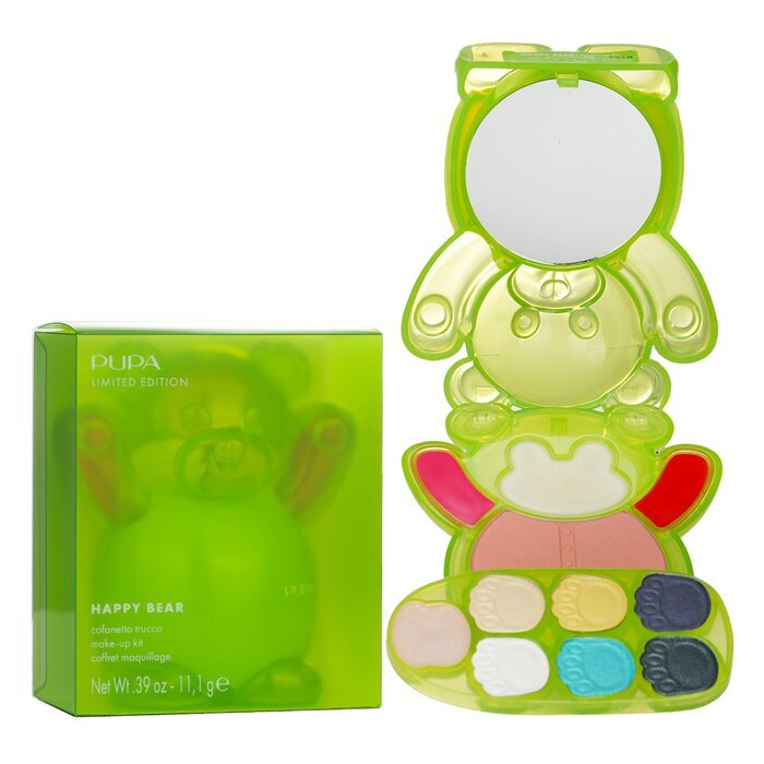 Pupa Happy Bear Make-Up Kit Limitierte Auflage - Nr. 006 Grün 11,1 g/0,39 oz