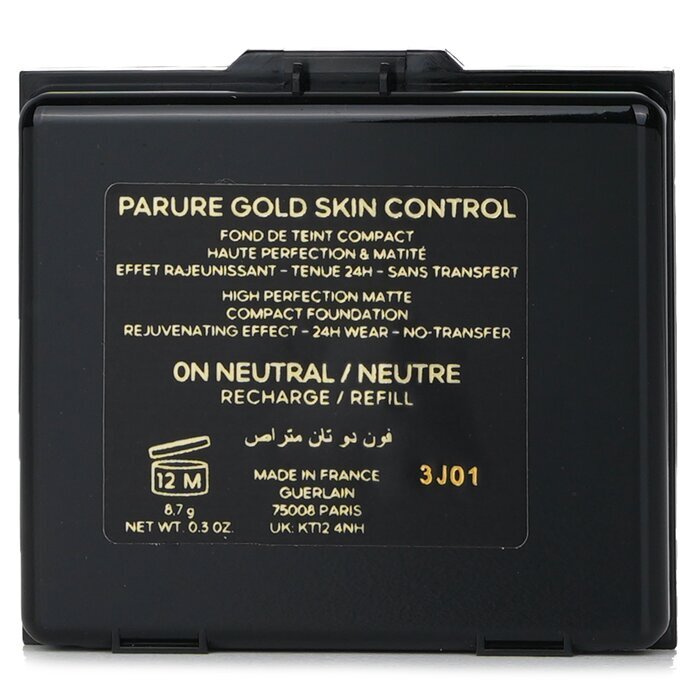 Guerlain Parure Gold Skin Control High Perfection Matte Compact Foundation Refill -  0N Neutral 8.7g