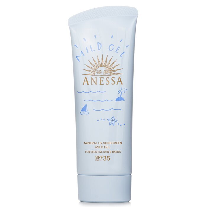 Anessa Mineral UV Sonnenschutz Mildes Gel LSF 35 für empfindliche Haut und Babys, 90 g