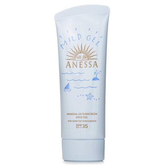 Anessa Mineral UV Sonnenschutz Mildes Gel LSF 35 für empfindliche Haut und Babys, 90 g