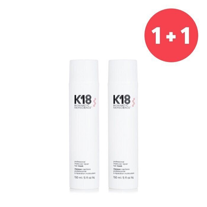 K18 Professional Molecular Repair Haarmaske 150ml/5oz x2