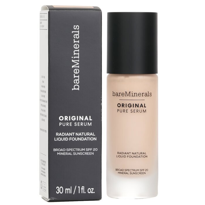 BareMinerals Original Pure Serum Radiant Natürliche Flüssiggrundierung Mineral LSF 20 - # Fair Cool 1 30ml/1oz