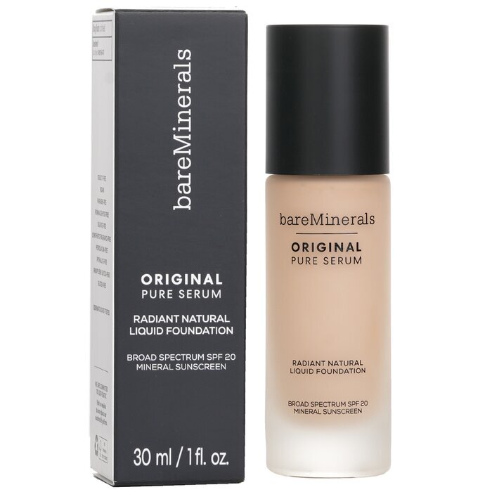 BareMinerals Original Pure Serum Radiant Natürliche Flüssiggrundierung Mineral LSF 20 - # Fair Neutral 1.5 30ml/1oz