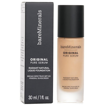 BareMinerals Original Pure Serum Radiant Natürliche Flüssiggrundierung Mineral LSF 20 – # Light Neutral 2.5 30ml/1oz