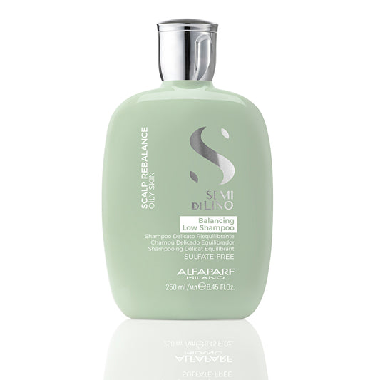 AlfaParf Semi Di Lino Scalp Rebalance Balancing Low Shampoo (fettige Haut) (Salonprodukt) 250ml/8,45oz