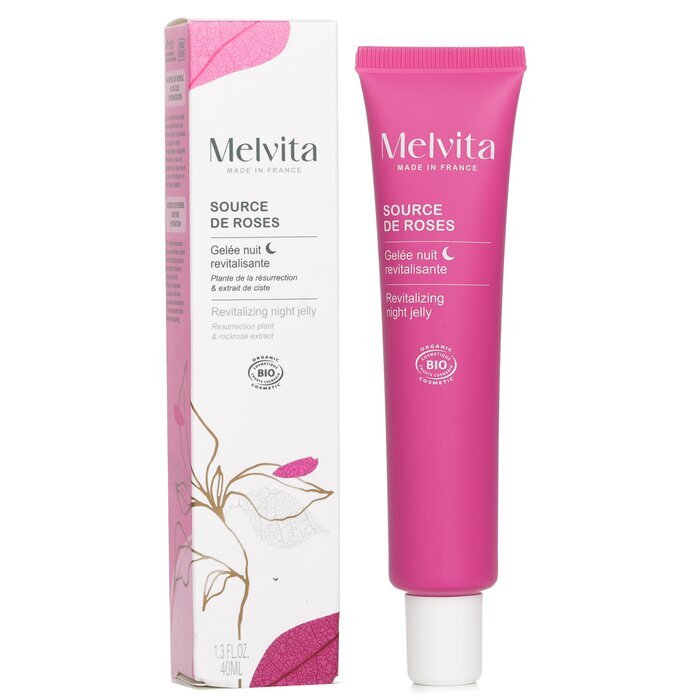 Melvita Source De Roses Revitalisierendes Nachtgelee 40ml