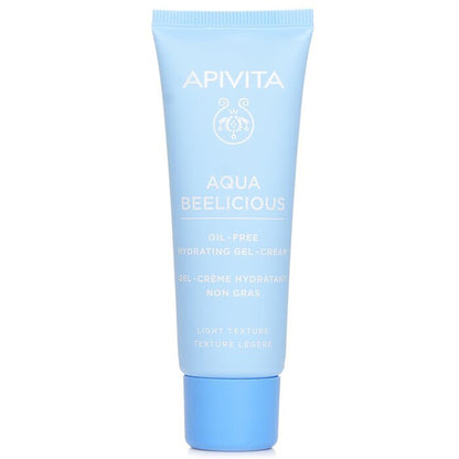 Apivita Aqua Beelicious, ölfreie, feuchtigkeitsspendende Gelcreme mit Blumen und Honig, leichte Textur, 40 ml