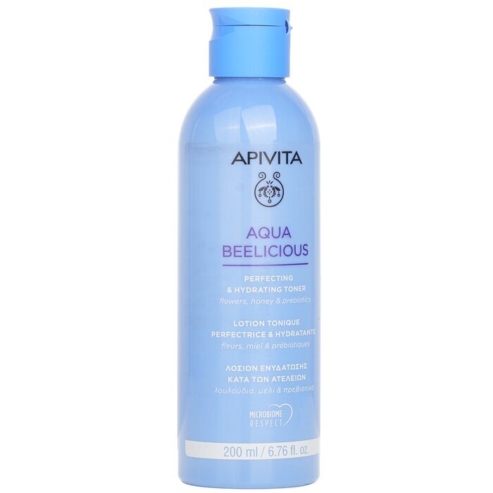 Apivita Aqua Beelicious Perfektionierendes und feuchtigkeitsspendendes Gesichtswasser, 200 ml