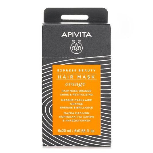 Apivita Express Beauty Haarmaske Orange Glanz &amp; Revitalisierend 6x20ml