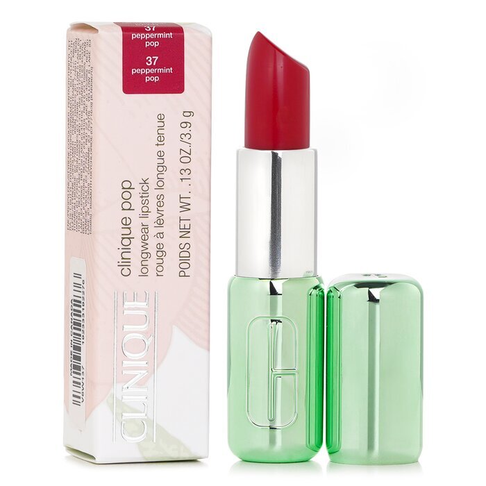 Clinique Pop Longwear Lippenstift Satin - Nr. 37 Peppermint Pop 3,9 g/0,13 oz