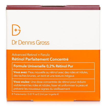 Dr Dennis Gross Advanced Retinol + Ferulic Perfectly Dosed Retinol Treatments 2.2ml x 8pads