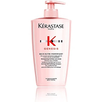 Kerastase Genesis Bain Hydra Fortifiant Stärkendes Shampoo gegen Haarausfall, 500 ml