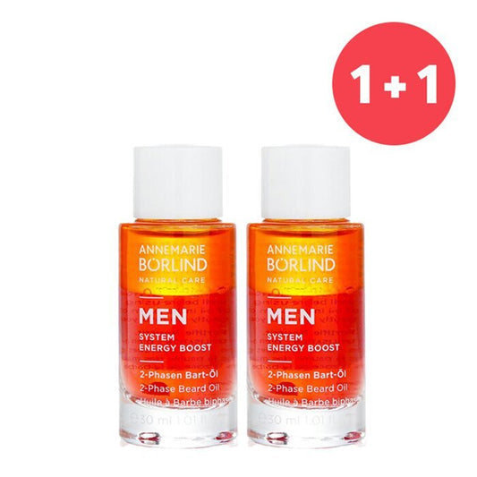 Annemarie Börlind 【1 kaufen, 1 bekommen】 Men System Energy Boost 2-Phasen-Bartöl (EINS in den Warenkorb legen, ZWEI bekommen) 30 ml/1,01 oz