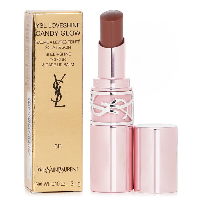 Yves Saint Laurent YSL LoveShine Candy Glow Lip Balm - # 6B Brown Nude 3.1g/0.1oz