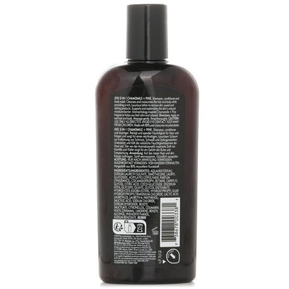 American Crew 3-in-1 Kamille + Kiefer Shampoo, Spülung und Duschgel 250 ml