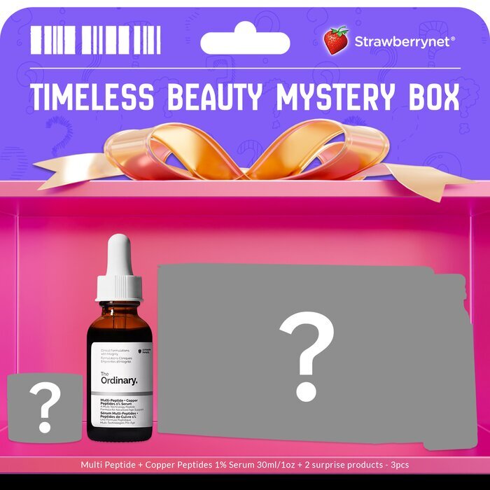 The Ordinary [Timeless Beauty Mystery Box] Multi Peptide + Copper Peptides 1% Serum 30ml/1oz + 2 Überraschungsprodukte - 3Stk 3Stk