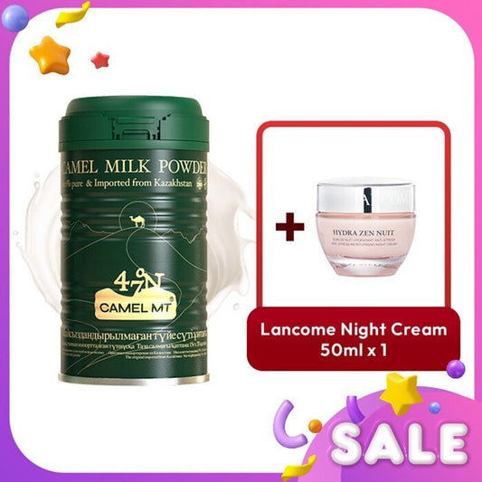 Camel MT Kamelmilchpulver + Lancome Hydra Zen Nuit Nachtcreme 2 Stück