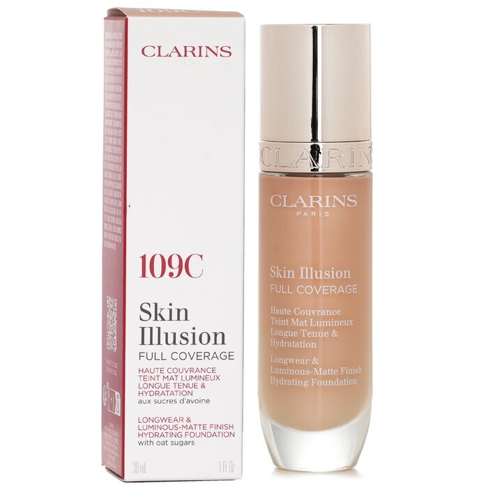 Clarins Skin Illusion Full Coverage Foundation – 109C 30 ml
