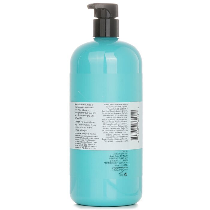 Anthony Logistics For Men Algae Facial Cleanser (Normal To Dry Or Sensitive Skin) 946ml