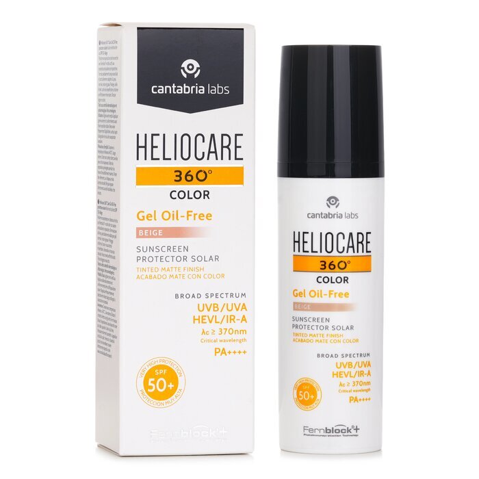 Heliocare von Cantabria Labs Heliocare 360 ​​Gel mit LSF 50 – Beige 50 ml