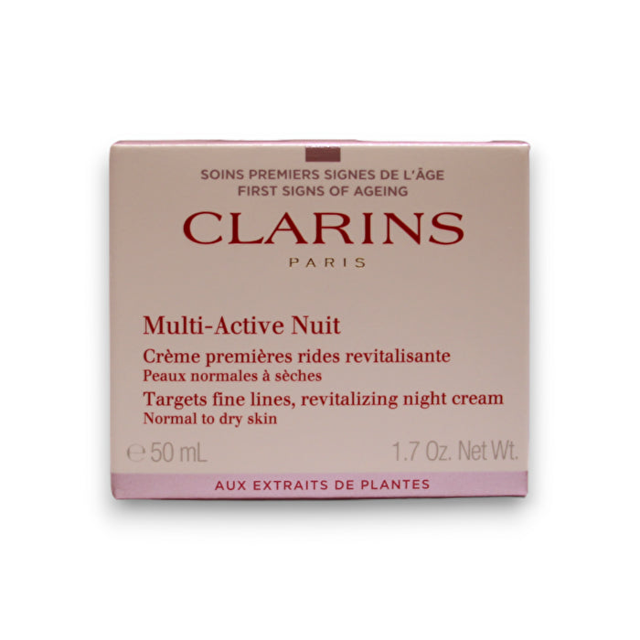 Clarins Multi Active Night Targets Fine Lines Revitalizing Night Cream (For Normal to Dry Skin) 50ml/1.6oz