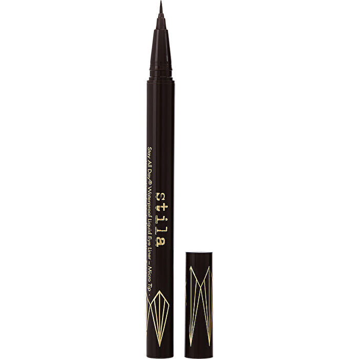 Stila Stay All Day Micro Tip Wasserfester flüssiger Eyeliner, Dunkelbraun, 0,5 ml