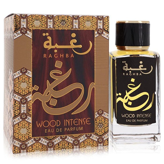 Lattafa Raghba Wood Intense Eau De Parfum Spray (Unisex) 100 ml/3,4 oz