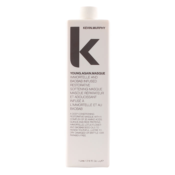 Kevin Murphy Young.Again.Masque (mit Immortelle und Baobab angereicherte regenerierende und weichmachende Maske – für trockenes, strapaziertes oder brüchiges Haar) 1000 ml/33,8 oz