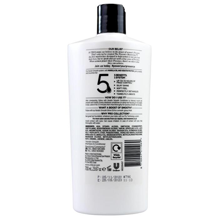 Tresemme 700ml Conditioner Keratin Smooth 3 Stück Inner