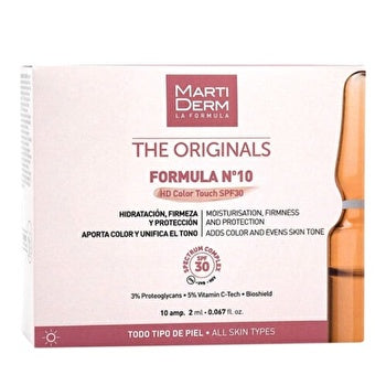Martiderm The Originals Formula Nº10 HD Color Touch Ampullen SPF 30 10x 2ml