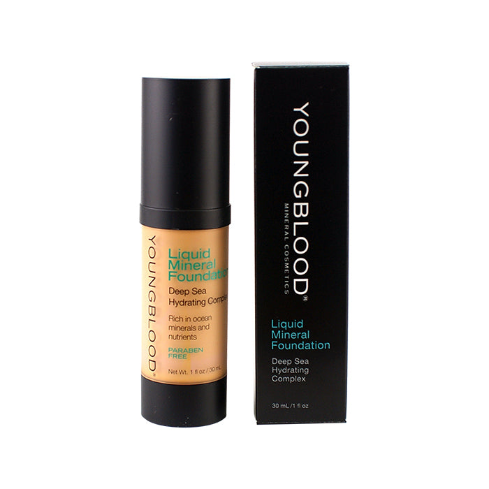 Youngblood Flüssige Mineralgrundierung – Golden Tan, 30 ml