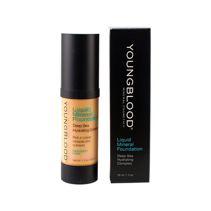 Youngblood Flüssige Mineralgrundierung – Golden Tan, 30 ml