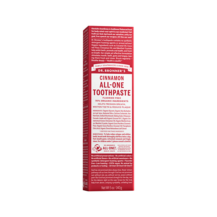 Dr. Bronners Toothpaste (all-one) Cinnamon 140g