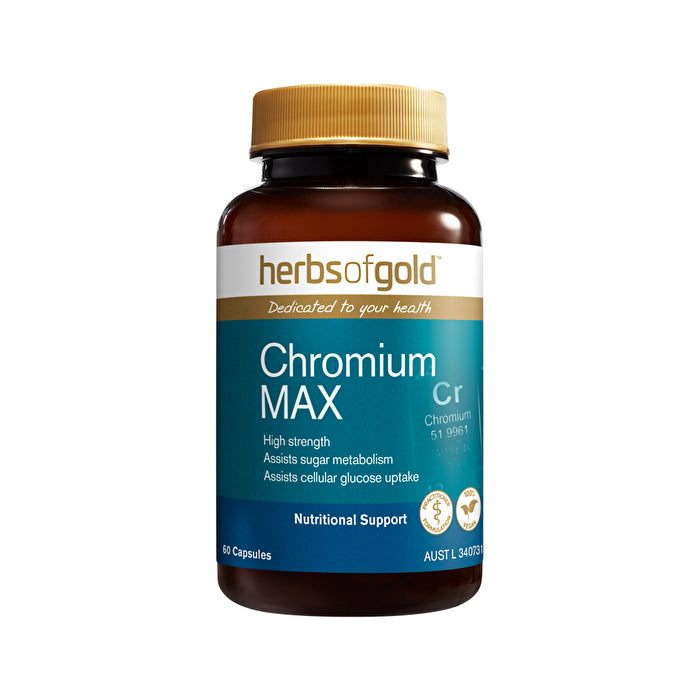 Herbs Of Gold Chromium Max 60c